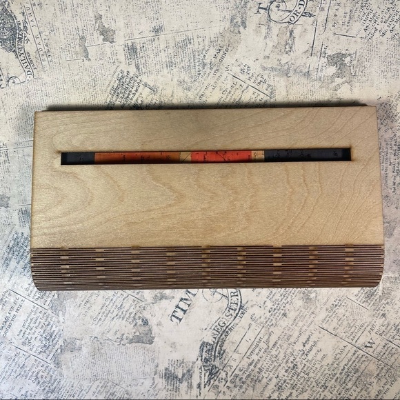 Samsaara Clutch Purse Ensemble - Mod Hex & Birch Wood - Picture 1 of 16